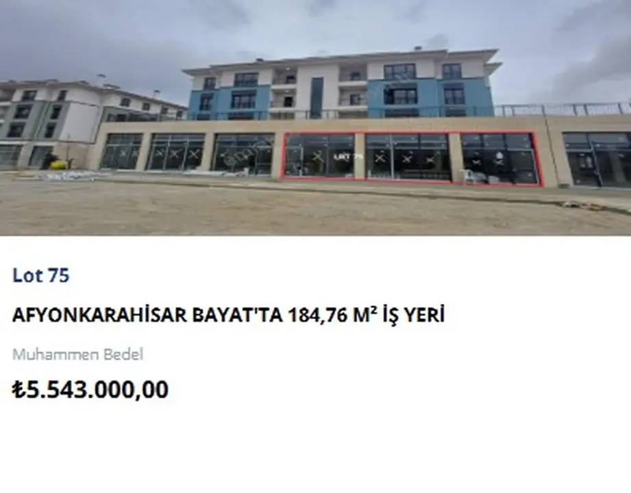 TOKİ 7 İlde 26 İş Yerini Yeniden Satışa Çıkarıyor! Açık Artırmada İkinci Tur Eylülde 18